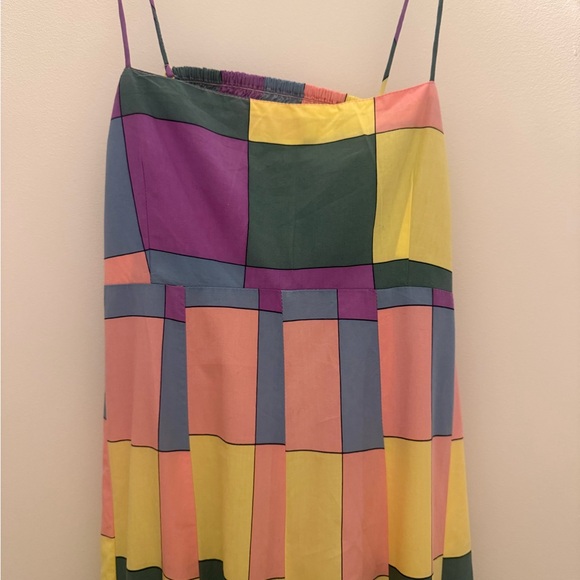 S/W/F Colorful Patchwork Maxi Dress - Picture 4 of 9